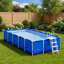 Durable Light Grey Pool Ground Cloth 420x220cm