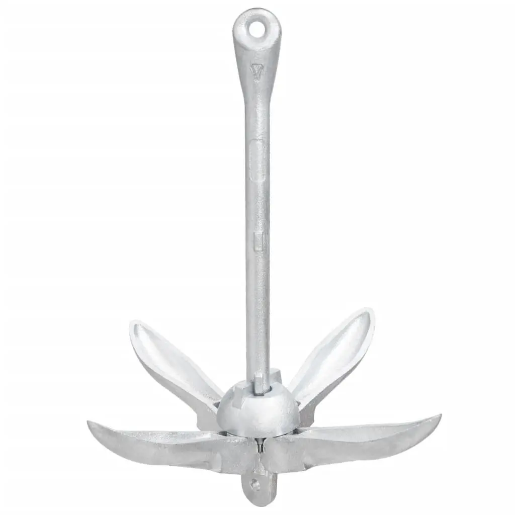 8kg Cast Iron Folding Anchor with Rope