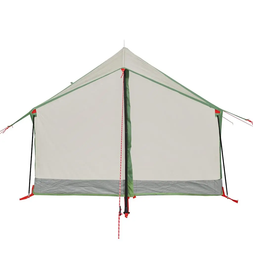 Camping Tent Polyester 2-Person Green Waterproof Taped Seams Mesh Ventilation