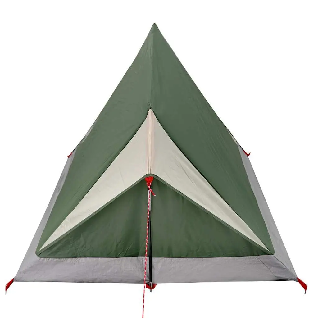 Camping Tent Polyester 2 Person Green Waterproof Mosquito Protection Easy Setup