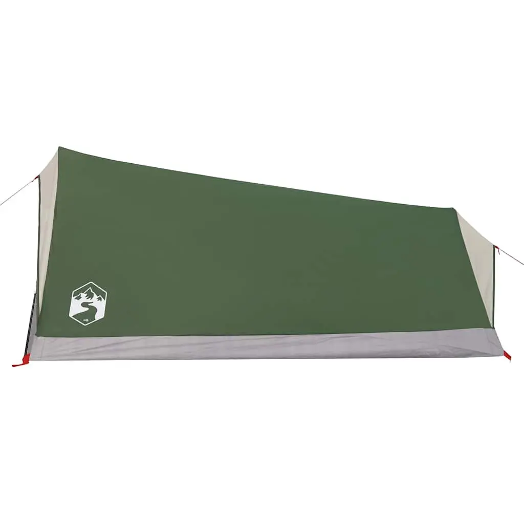 Camping Tent Polyester 2 Person Green Waterproof Mosquito Protection Easy Setup