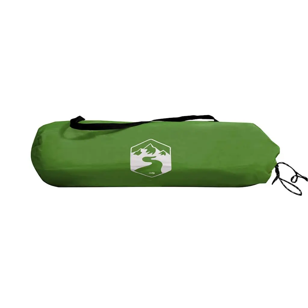 Green Waterproof Camping Organizer with 9 Compartments
