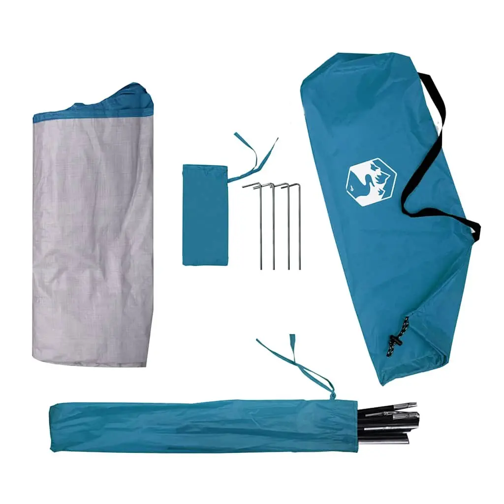 Blue Waterproof Storage Tent with 9 Compartments
