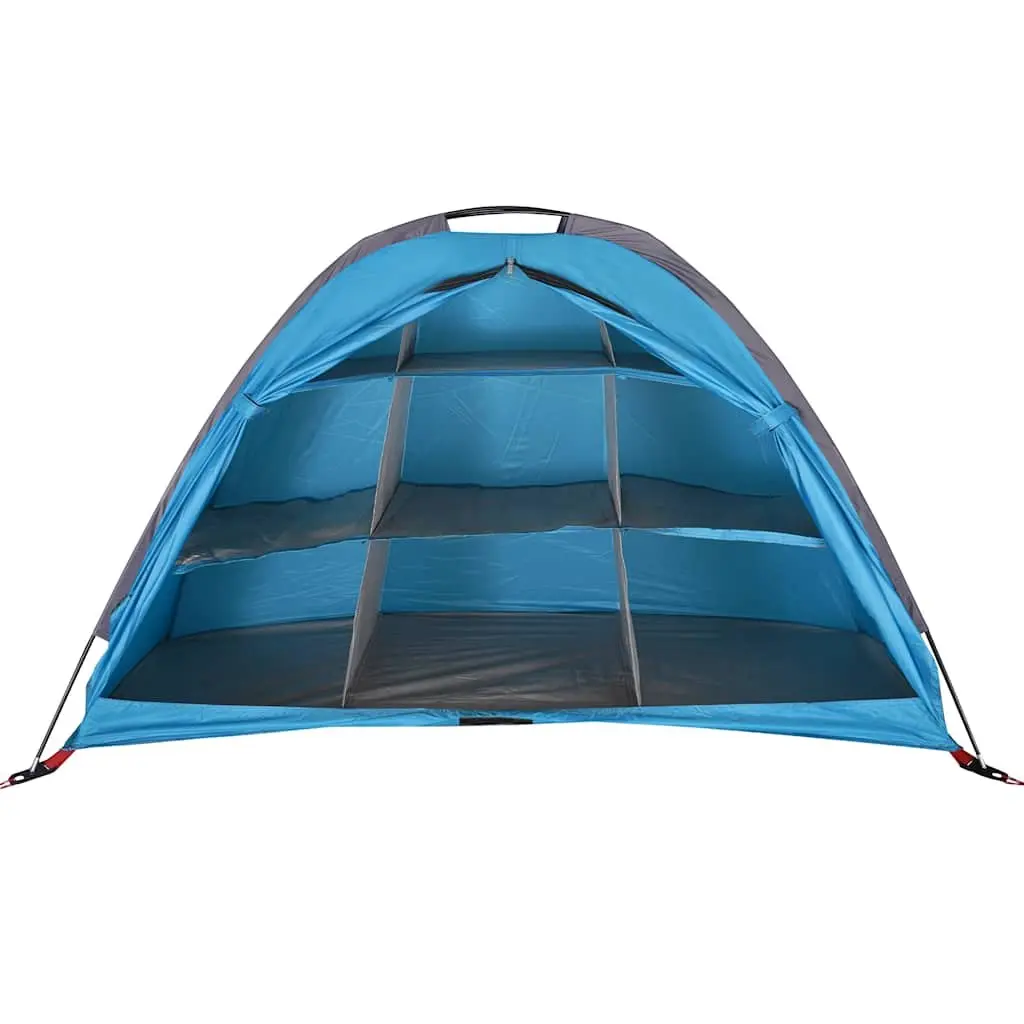 Blue Waterproof Storage Tent with 9 Compartments