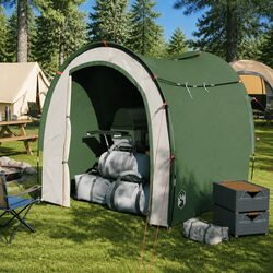 Green Waterproof Storage Tent for Outdoor Adventures