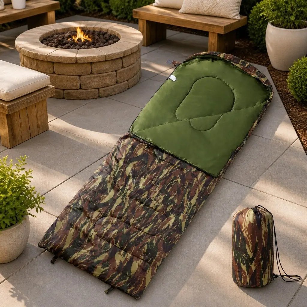 Water-Resistant Sleeping Bag for Adults