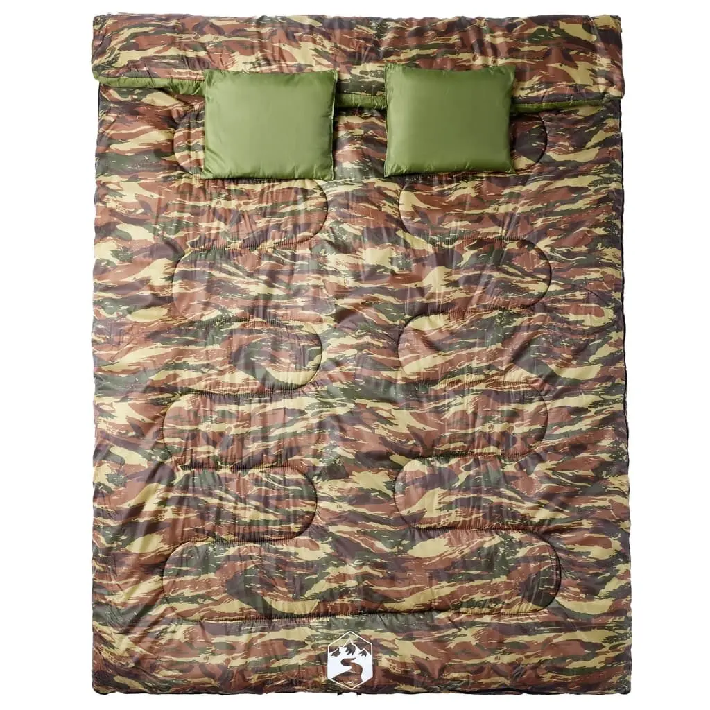 Double Sleeping Bag with Pillows for Camping