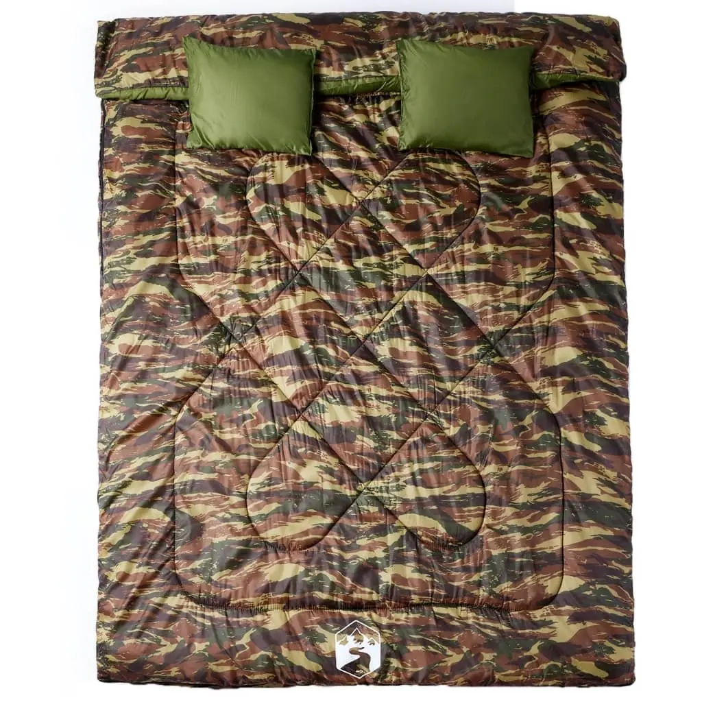 Double Sleeping Bag with Pillows for Couples