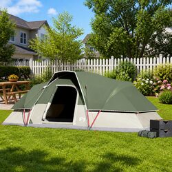 Durable 9-Person Family Dome Tent for Camping Adventures