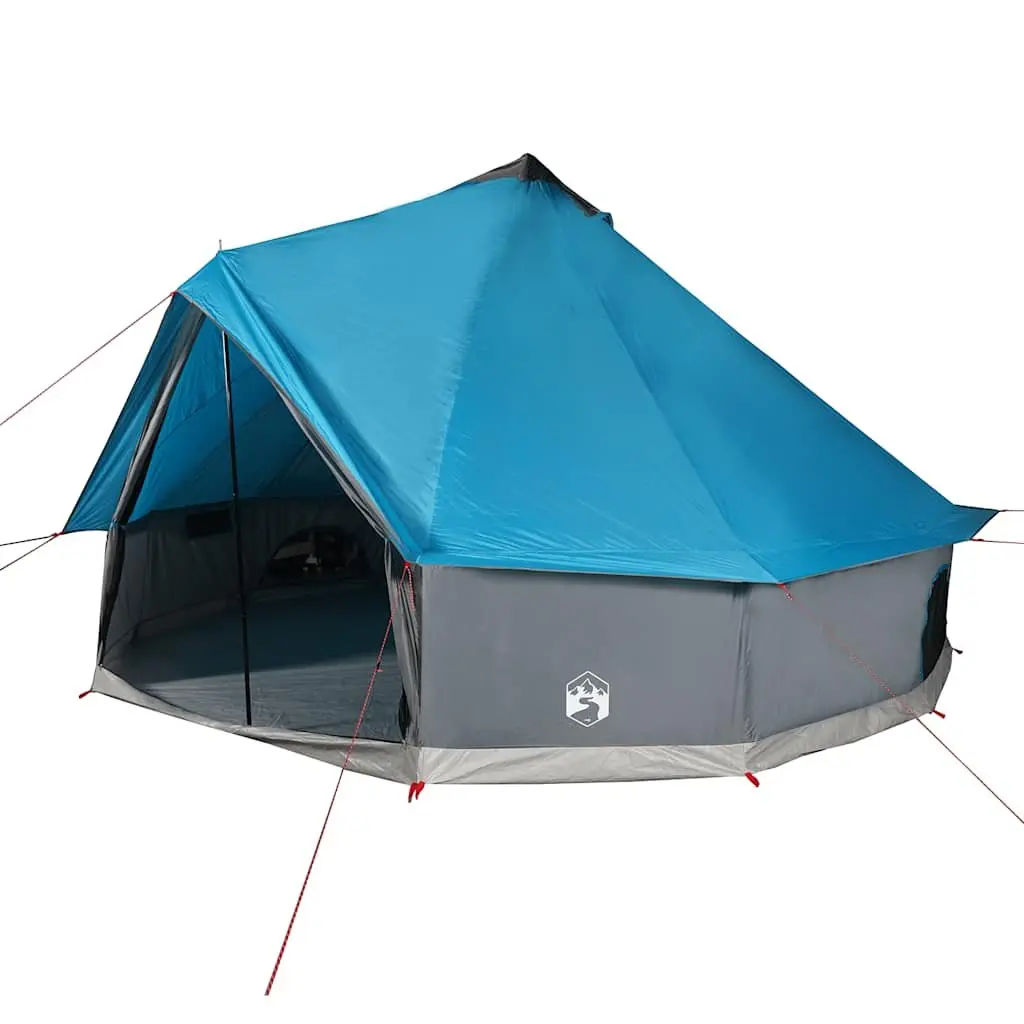 6-Person Tipi Camping Tent in Blue