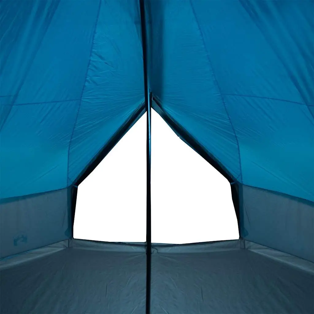 6-Person Tipi Camping Tent in Blue