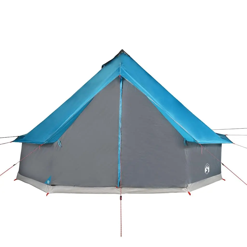 10-Person Tipi Tent in Blue for Family Camping
