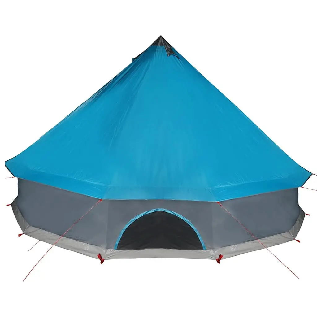 10-Person Tipi Tent in Blue for Family Camping