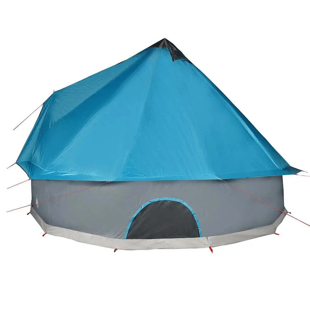 10-Person Tipi Tent in Blue for Family Camping