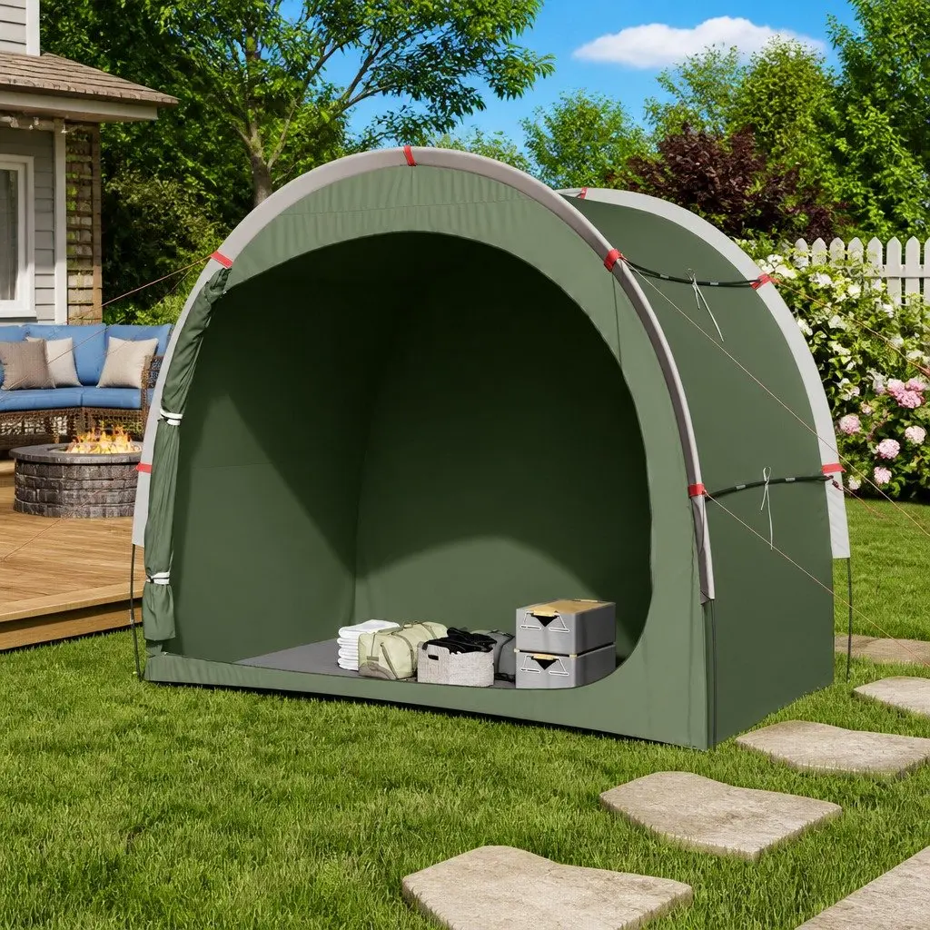Green Waterproof Storage Tent for Camping