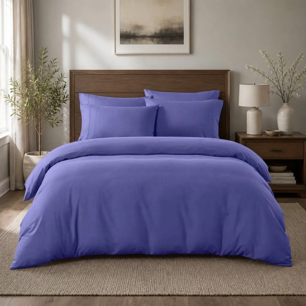 Queen Bamboo Cooling Quilt Cover Set 2000TC