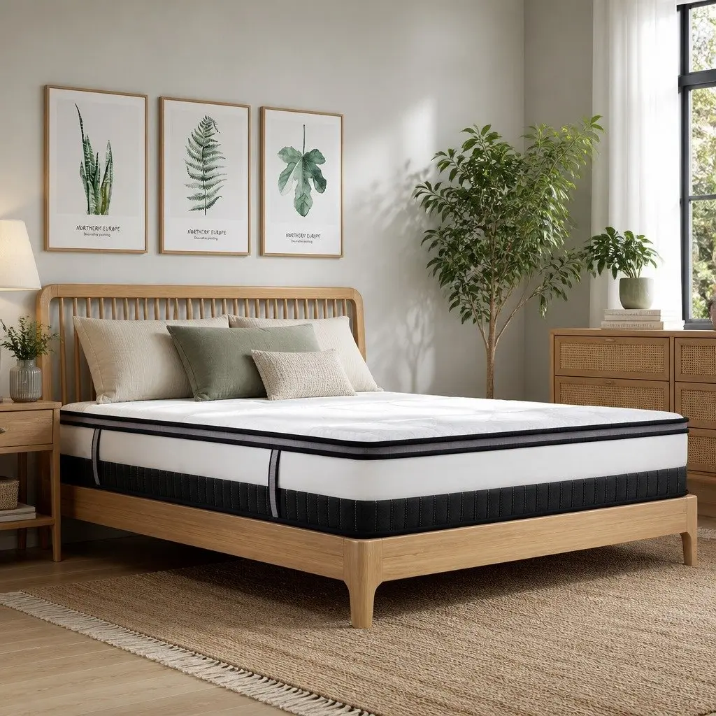 King Single Osteopedic Euro Top Mattress with Foam Support