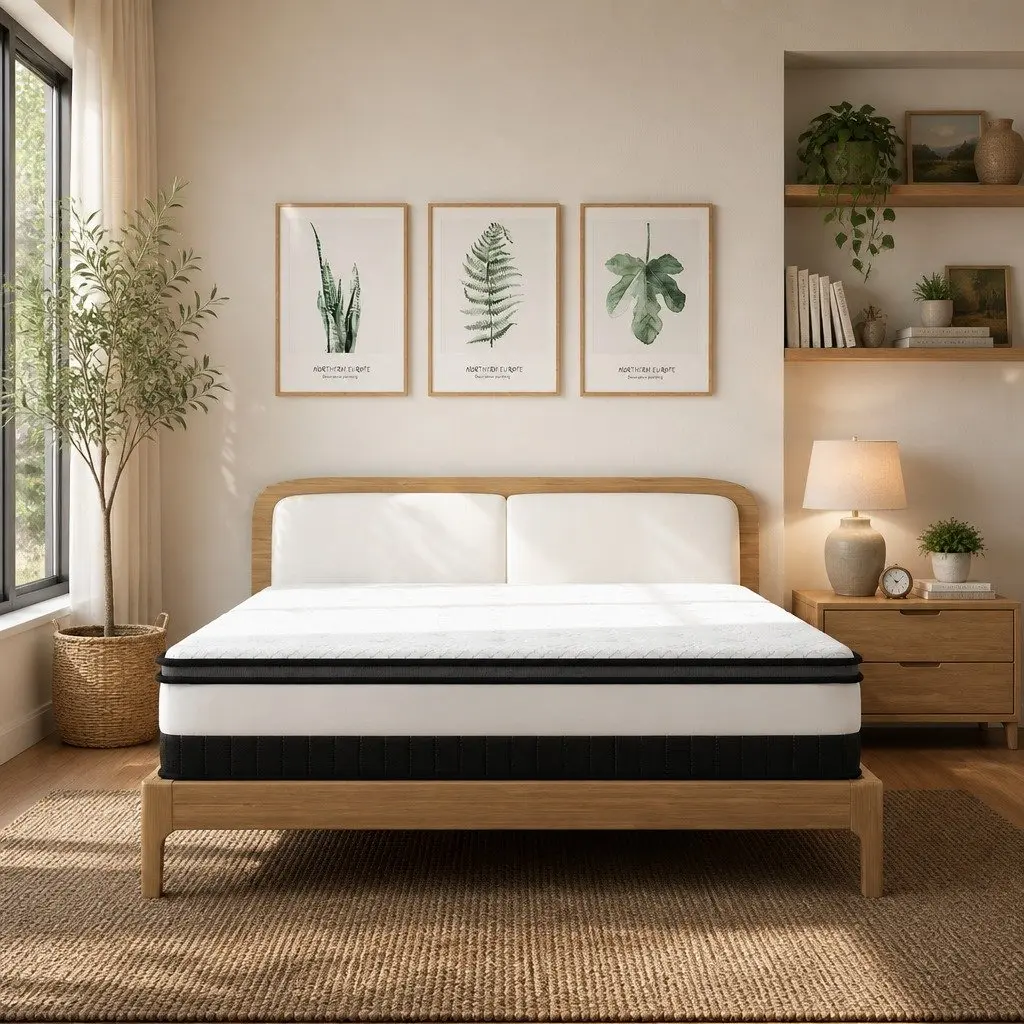 King Single Osteopedic Euro Top Mattress with Foam Support