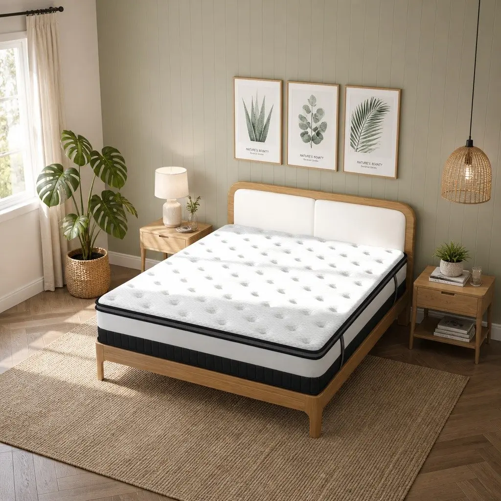 King Single Osteopedic Euro Top Mattress with Foam Support