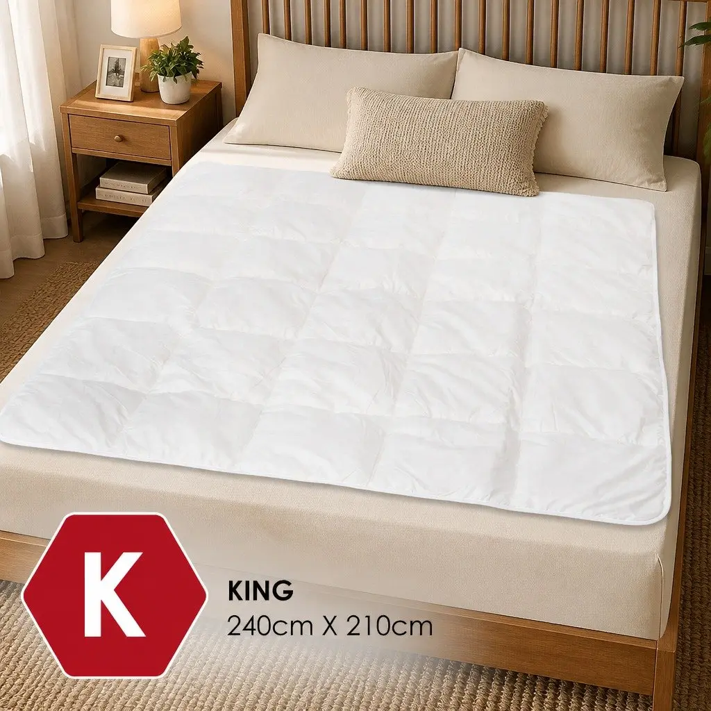 King Quilt Eco-Silk Touch 240x210cm Lightweight Cotton Cover