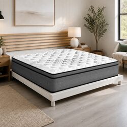 Exceptional King Size 5 Zone EuroTop Pocket Spring Mattress