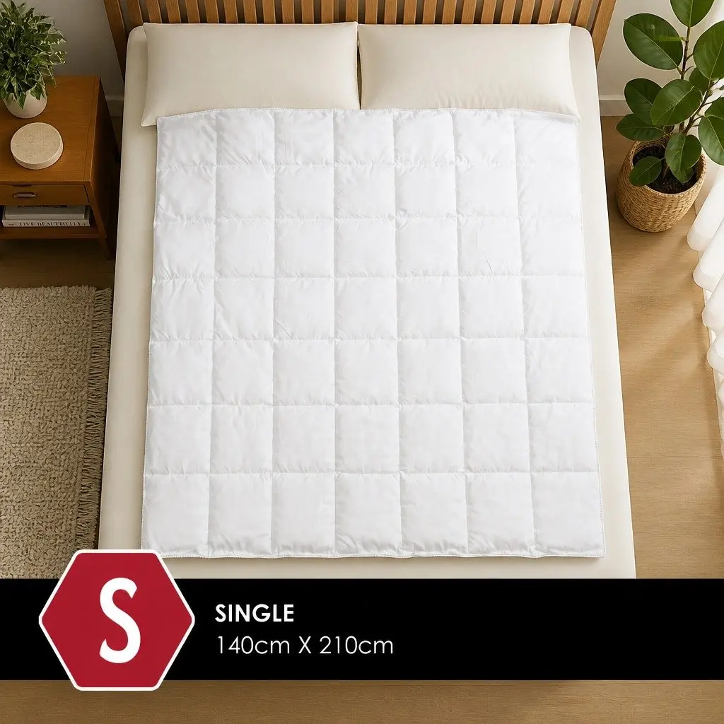 Quilt Bamboo Blend Single 250GSM Moisture Wicking Breathable Lightweight
