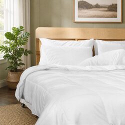 Premium Bamboo Blend Queen Quilt 250GSM Moisture-Wicking