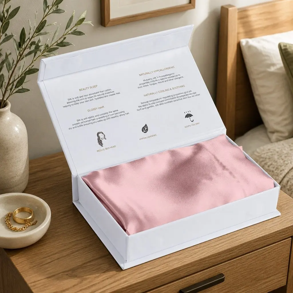 Mulberry Silk Pillowcase Hypoallergenic 51x76cm Lilac Twin Pack