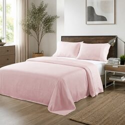 Bamboo Blended Sheet Set Queen Size Bubble Bath Soft Comfort Bedding Pillowcases