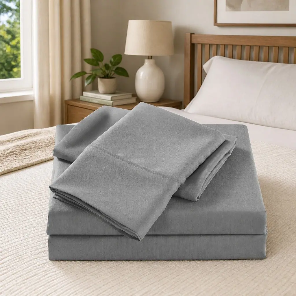 Bamboo Cooling Sheet Set 2000TC for Single Bed