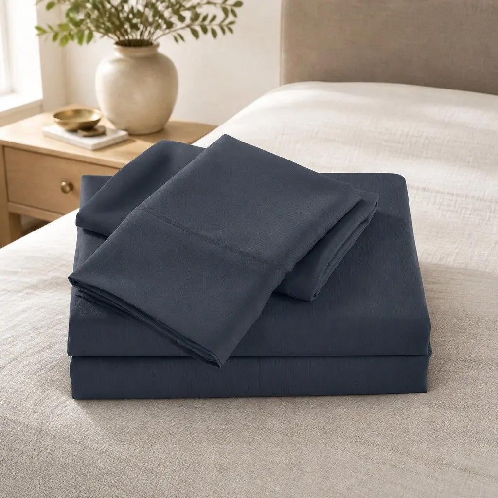 Charcoal Bamboo Cooling Sheet Set Single 2000TC