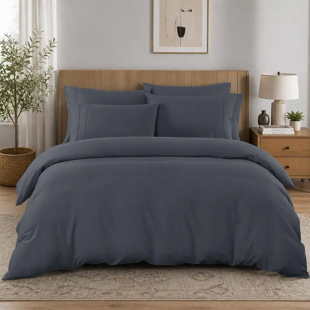 Queen Bamboo Cooling Bedding Set 6-Piece