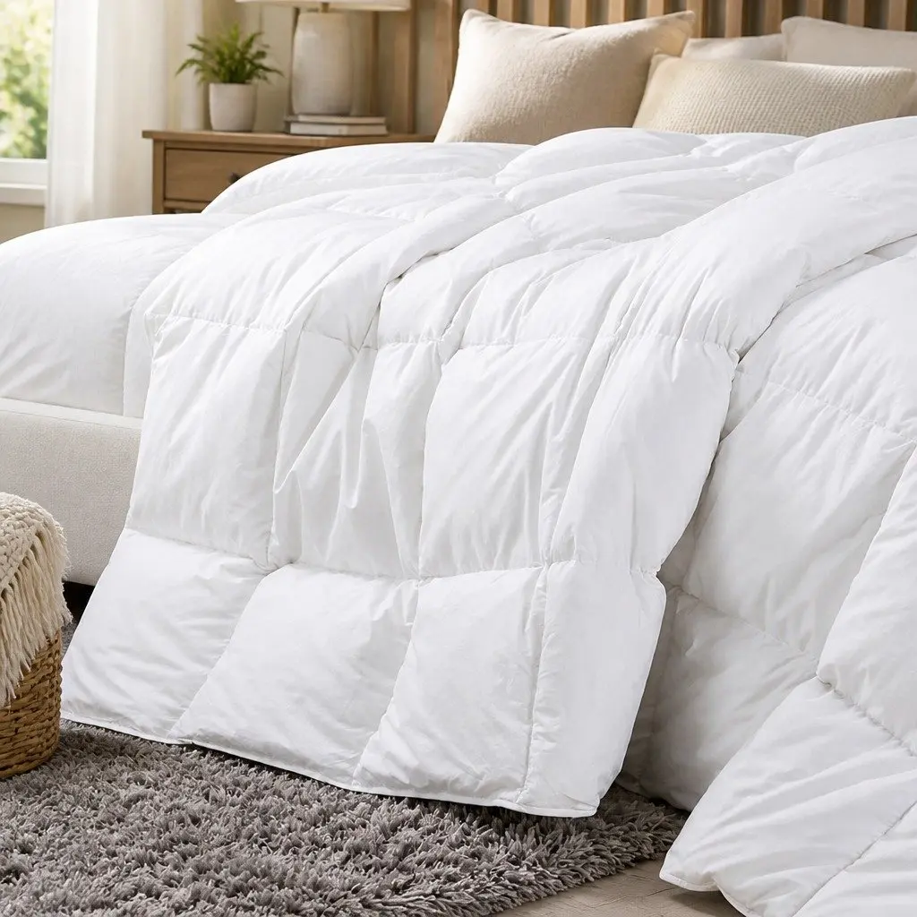 Duck Feather Down Quilt King Size 500GSM