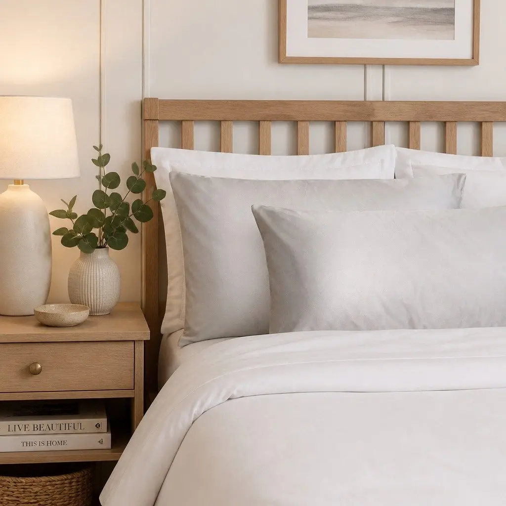 Twin Pack Mulberry Silk Pillowcases 51x76cm Silver