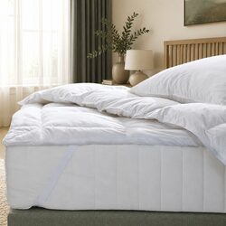 Goose Feather Down Queen Mattress Topper 1000GSM