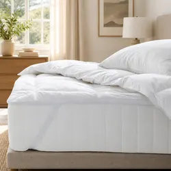 Luxury King Mattress Topper with 1000GSM Goose Feather Down