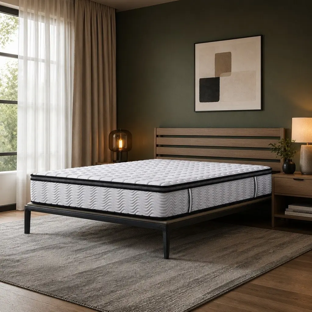 Medium-Firm Single Pocket Spring Mattress with 5-Zone Support