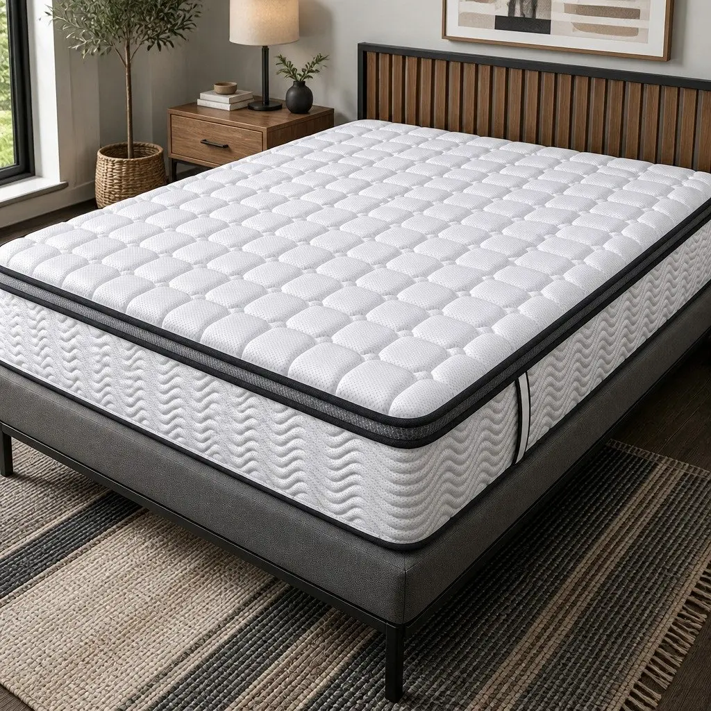 Medium-Firm Single Pocket Spring Mattress with 5-Zone Support