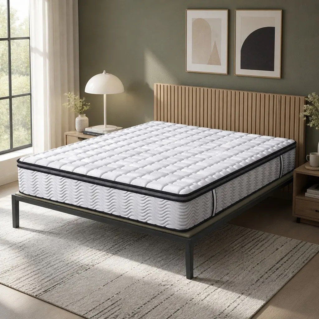 Double Pocket Spring Mattress with 5-Zone Support