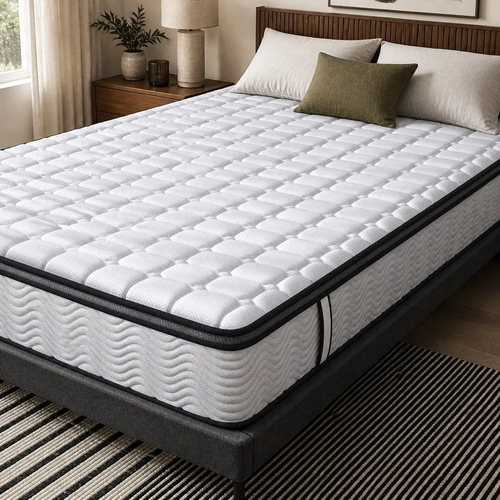 Double Pocket Spring Mattress with 5-Zone Support