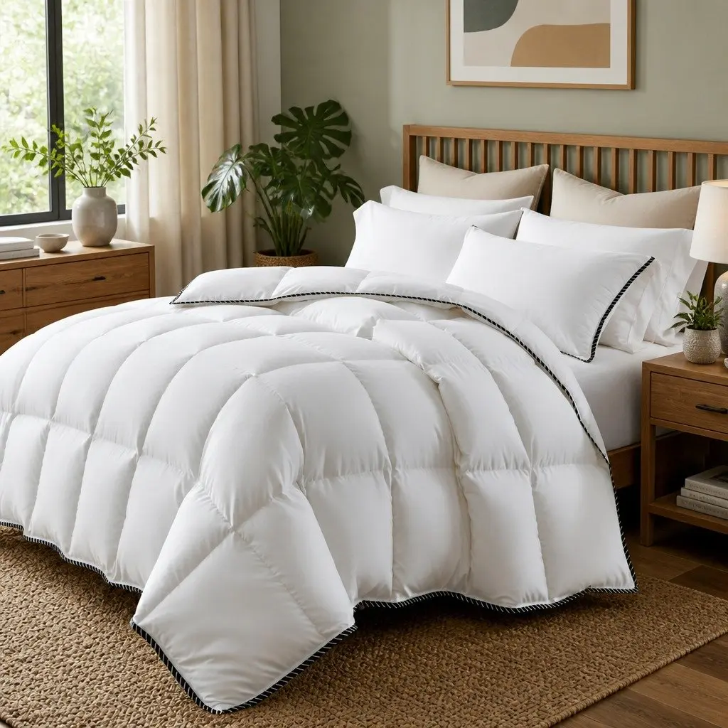 Bamboo Quilt Single 350GSM Lightweight Doona Cover