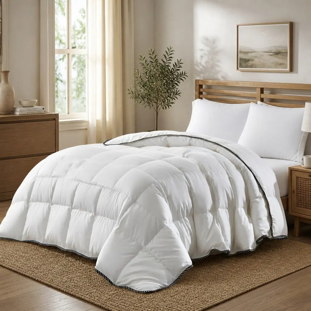 Bamboo Quilt Single 350GSM Lightweight Doona Cover