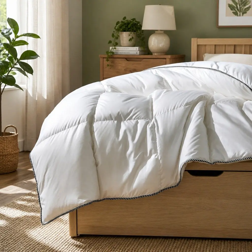 Bamboo Quilt Single 350GSM Lightweight Doona Cover