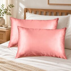 Blush Mulberry Silk Pillowcase Twin Pack 51x76cm
