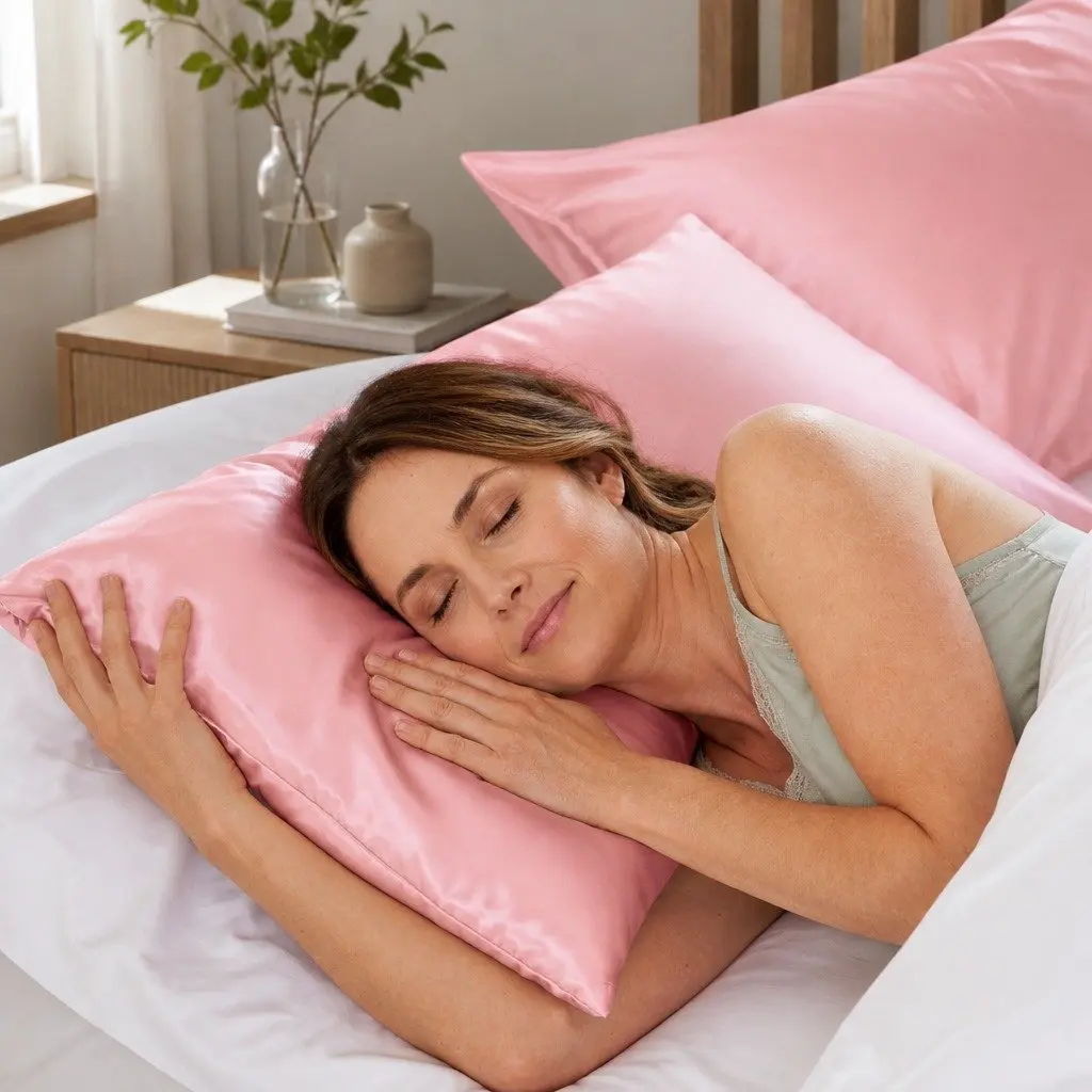 Mulberry Silk Pillowcase Twin Pack 51x76cm Blush