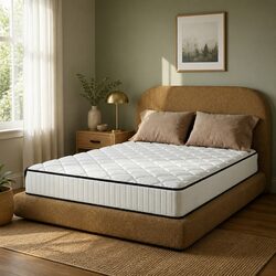 Queen Size 5-Zone Bonnell Spring Mattress for Quality Sleep