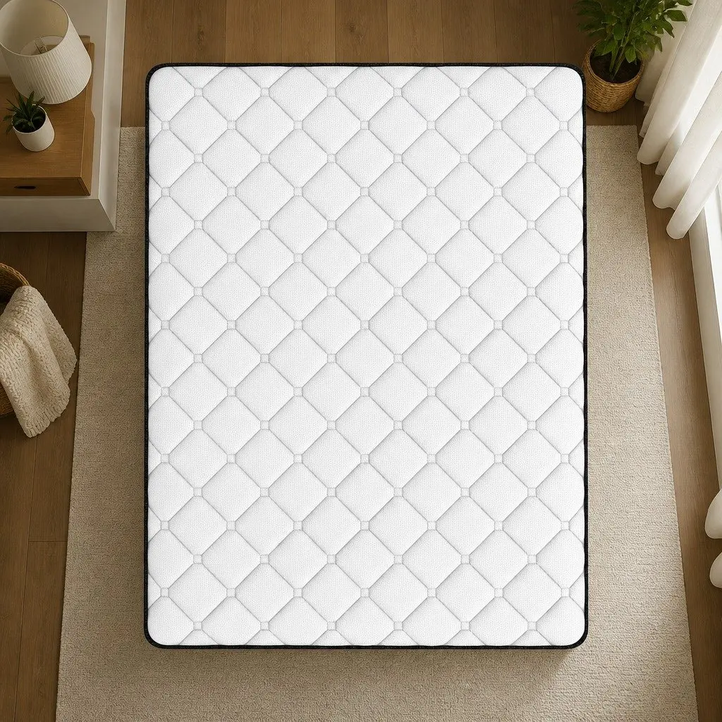 Queen Size Bonnell Spring Mattress 5-Zone Medium-Firm Pressure Relief Support