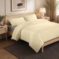 Bamboo Blend Quilt Cover Set Double 1000TC Soft Satin Smooth All Seasons Bedding