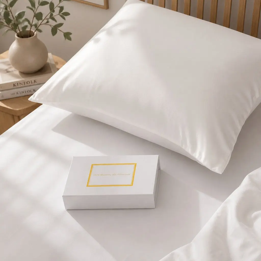 Mulberry Silk Pillowcase 51cm x 76cm Dual-Sided Luxury Bedding for Sleep Hair Skin Care