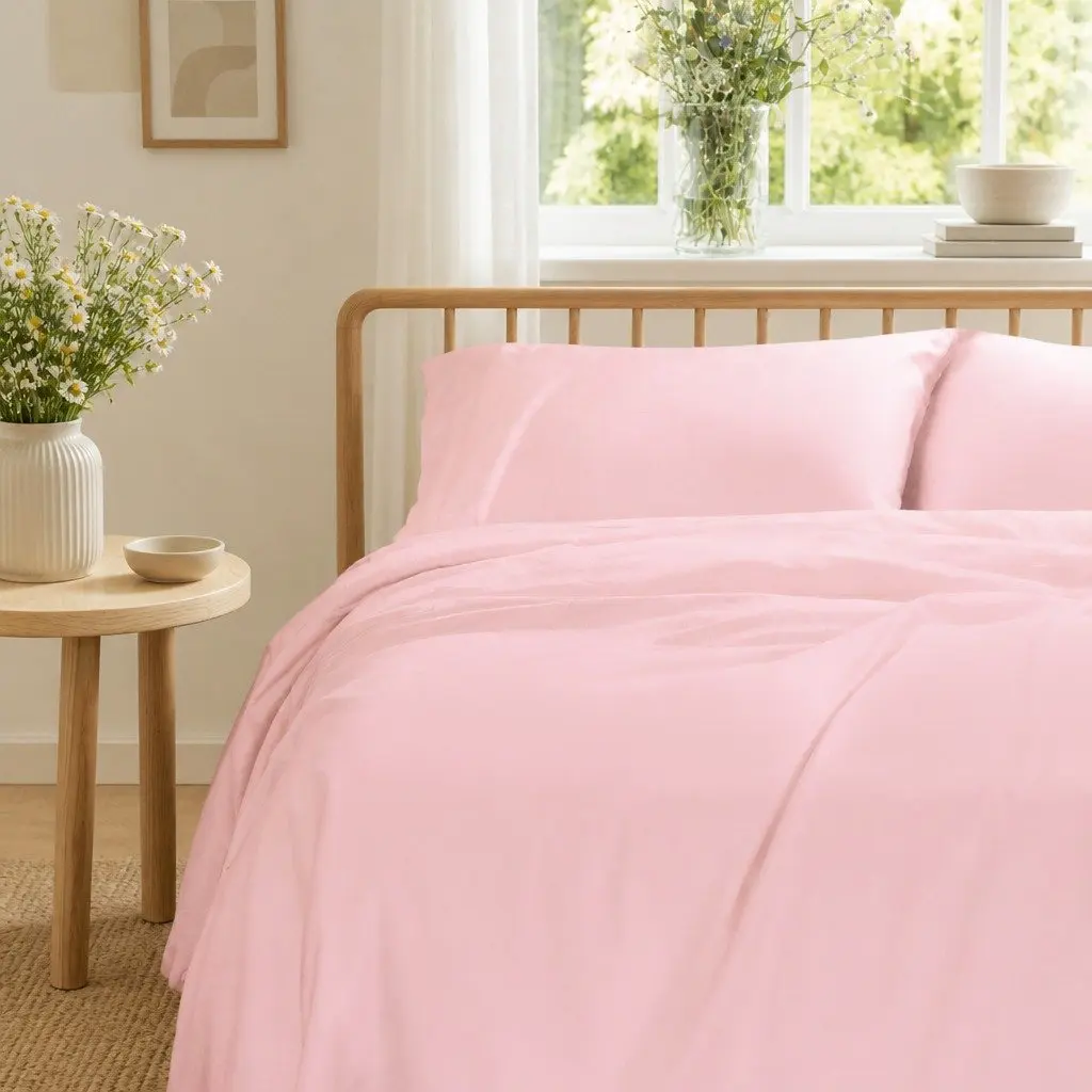 1000TC Bamboo Cotton Blend King Bed Sheet Set